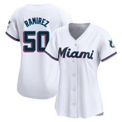 Agustin Ramirez Miami Marlins Women's Limited Home Jersey - White