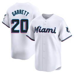 Braxton Garrett Miami Marlins Men's Limited Home Jersey - White