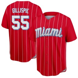 Connor Gillispie Miami Marlins Youth Replica 2021 City Connect Jersey - Red
