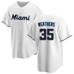 Ryan Weathers Miami Marlins Men's Replica Home Jersey - White