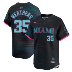Ryan Weathers Miami Marlins Youth Limited 2025 City Connect Jersey - Black